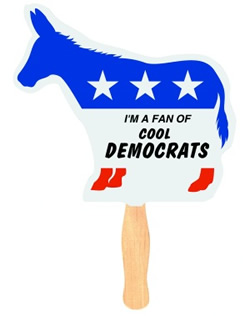 Democrat Donkey Political Fan