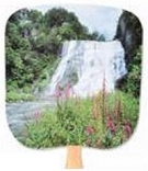 Waterfall Scenic Paper Fan