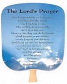 The Lord's Prayer Hand Fan