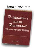 Customized Reverse Brown on Beige Print Personalized Promotional Match Books