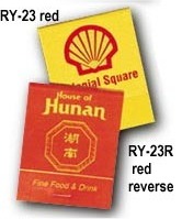 Customized Red Reverse Print Personalized Promotional Match Books - Wholesale Prices