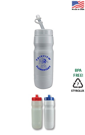Sports Bottles with Straw