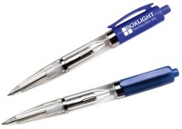 Customized Blue Flash Light-Up Pen